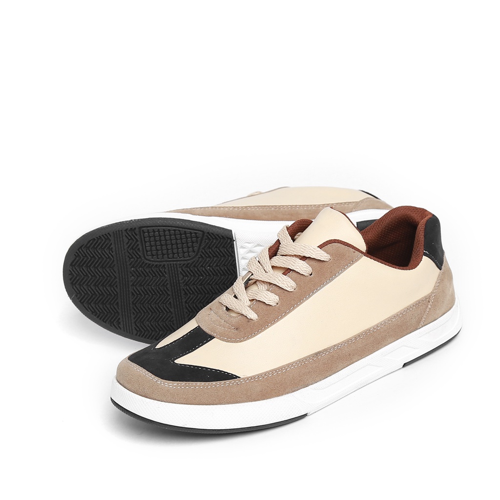 TA003 | Sneakers Unisex Casual Cream Mocca Original Skate Street Style | FORIND Terraforma