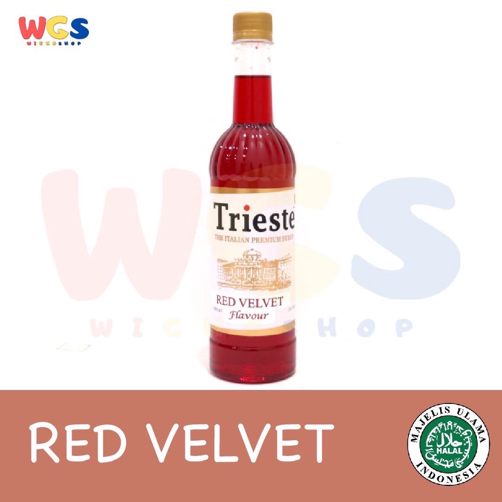 Trieste Premium Syrup Red Velvet Flavoured 650 ml