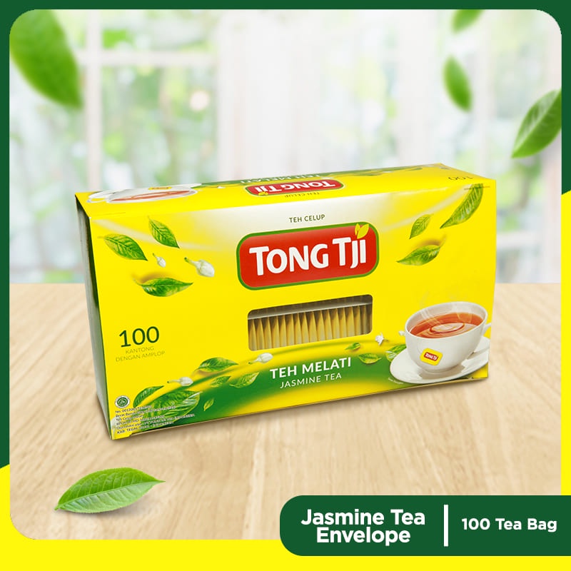 Tong Tji Jasmine Tea dgn Amplop 100s, Teh Celup per Pack