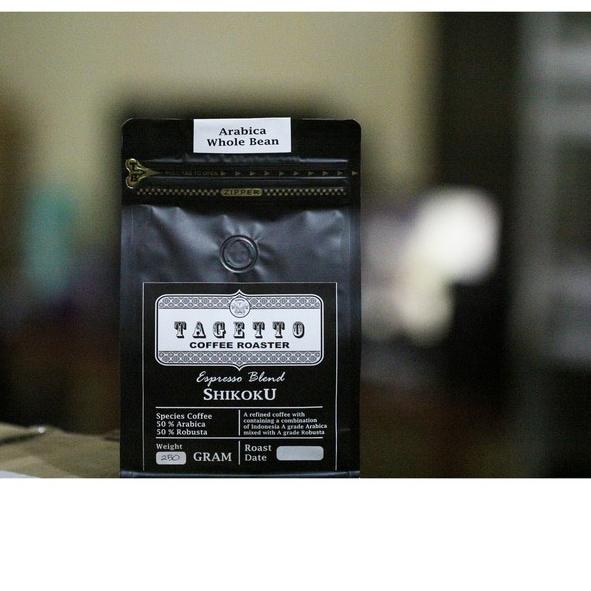 

♟ KOPI ESPRESSO BLEND SHIKOKU 250GR - ARABICA 50% & ROBUSTA 50% ✷
