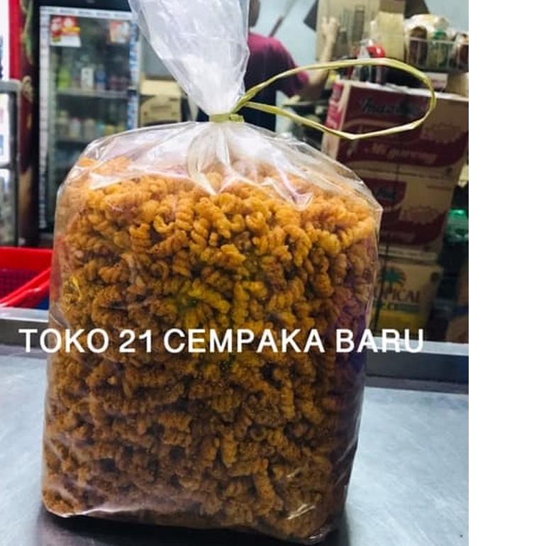 

⅍ Makaroni Spiral Goreng PEDAS 1 BALL | Makroni Spiral Ulir Pedes Kiloan ➥