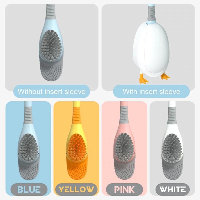 Silicone Toilet Brush/ Duck-Type Toilet Brush WC/Silicone Toilet Brush/Sikat Pembersih