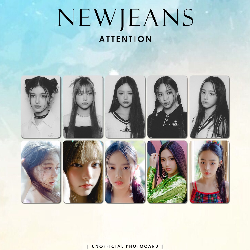 UNOFFICIAL PHOTOCARD NEWJEANS ATTENTION