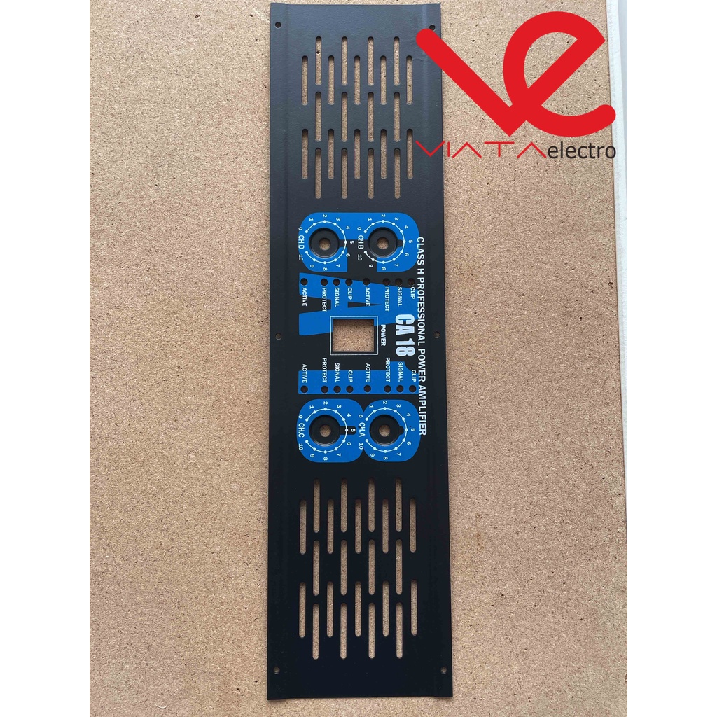 BOX PANEL CA18 PREMIUM (1SET) PLAT COVER CA 18 BOX PANEL DEPAN BELAKANG POWER AMPLIFIER