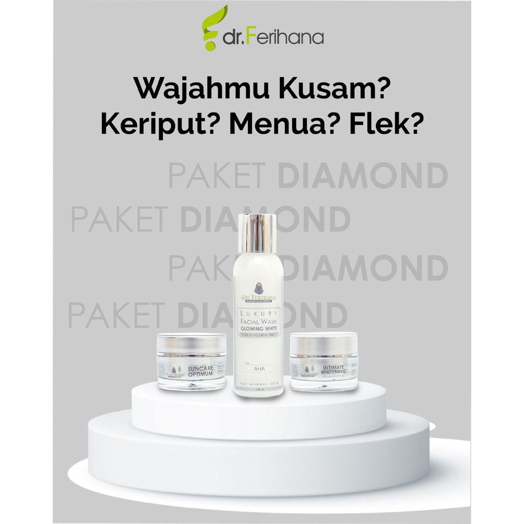 PAKET ANTI FLEK & KERIPUT - LUXURY GLOWING DIAMOND