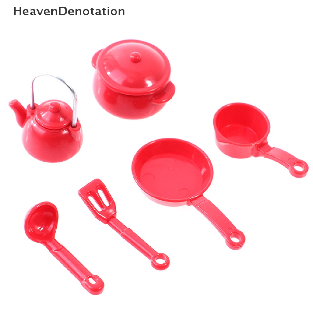 [HeavenDenotation] 1 / 12 Dollhouse Kitchen Miniature Pot shovel kettle spoon Toys Doll Accessories HDV