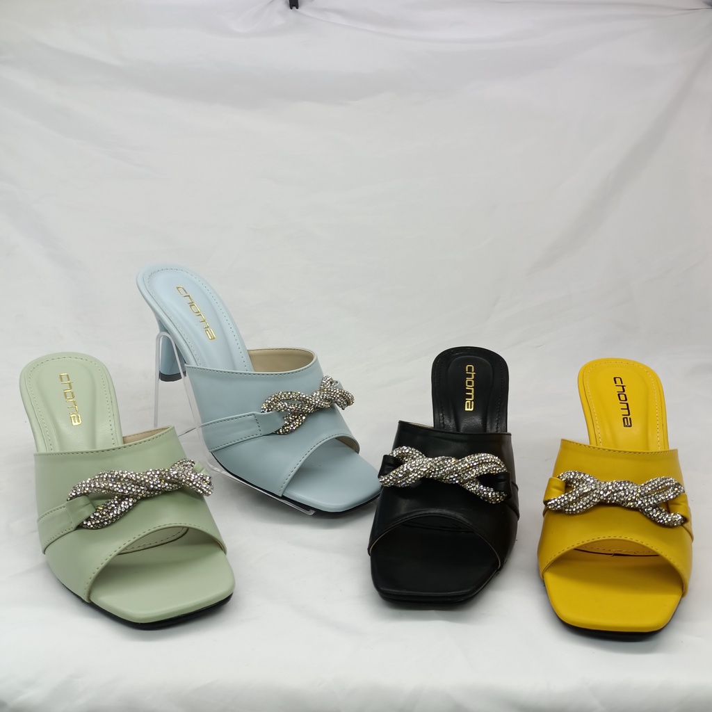 Choma | Sandal Hells/Hak Tinggi Wanita | hak Lancip 7cm