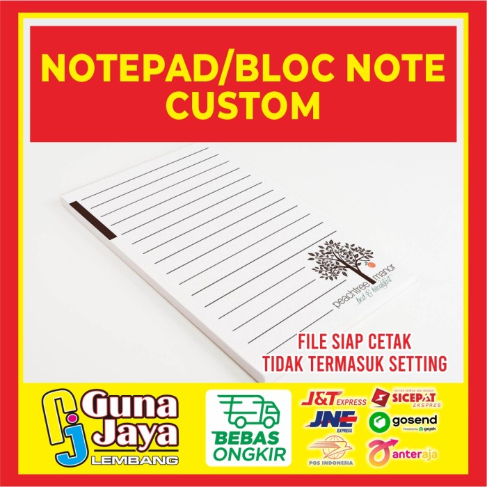

CETAK NOTEPAD CUSTOM - BLOCKNOTE - NOTEPAD FULL COLOR