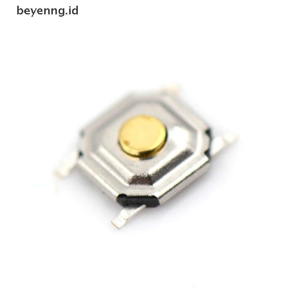 Beyen 20pcs 4 * 4 * 1.5mm Cahaya Saklar Sentuh ON/OFF Micro Switch Keys Tombol SMD 4pin Saklar ID