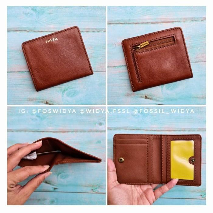 Dompet Fossil Madison Bifold Brown Wallet - New With Tag
