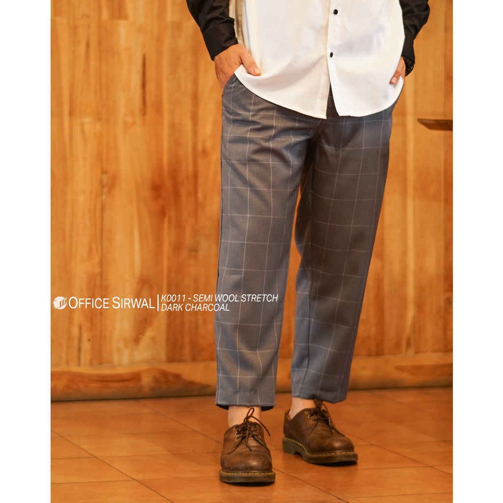 SAMASE  Sirwal Pocket Basic K001 Celana Pria Formal Kantor