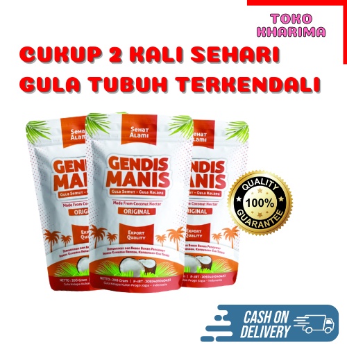 

[3 Pouch] Gula Semut GENDIS MANIS Bantu Jaga Gula Tubuh