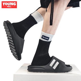 Sandal slip on karet pria kekinian Sandal slide pria rumah bahan EVA Sandal remaja laki laki murah dan tahan lama #4