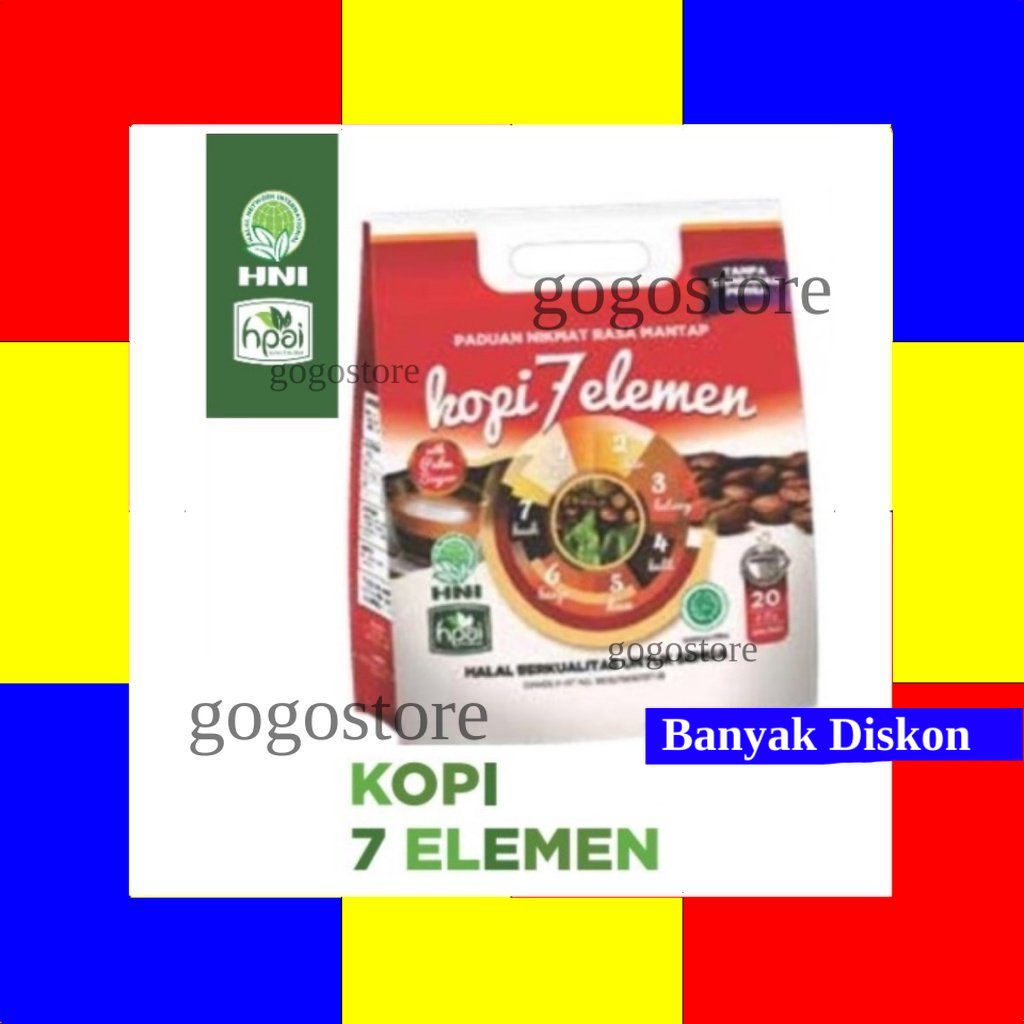 

KOPI 7 ELEMEN (SEVEL) - HNI HPAI ORIGINAL - GOGOSTORE