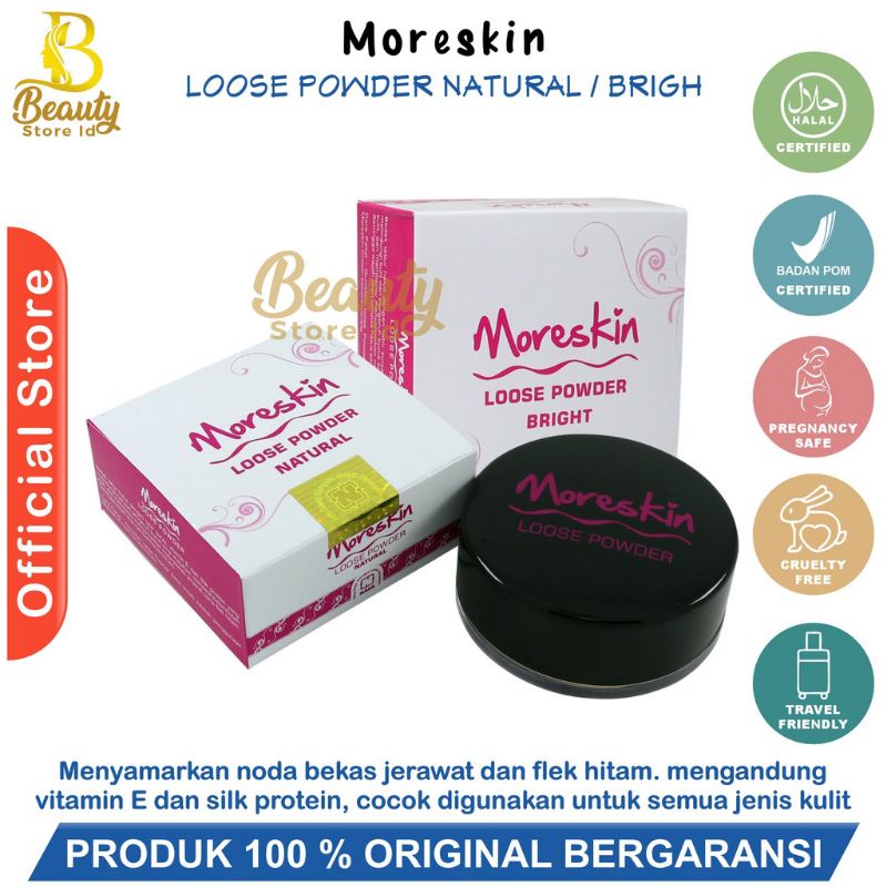 Moreskin loose powder - Bedak tabur - Bedak moreskin nasa - Bedak moreskin nasa - Bedak moreskin - M