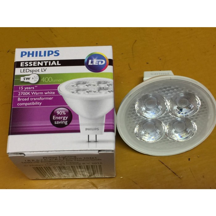 Lampu Halogen Led Mr 16 Mr16 5W Philips