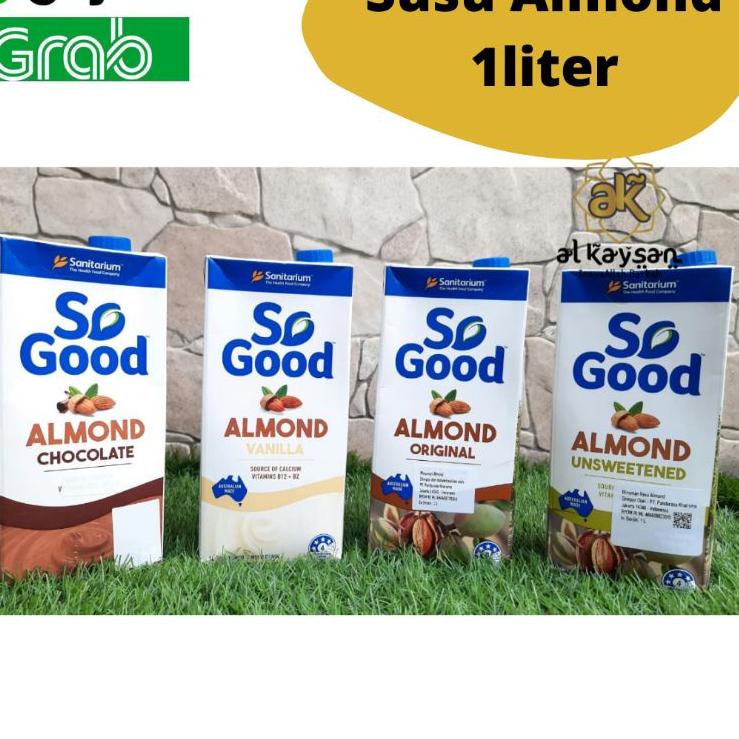 

™ SUSU ALMOND SO GOOD 1 LITER SEMUA VARIAN ♨