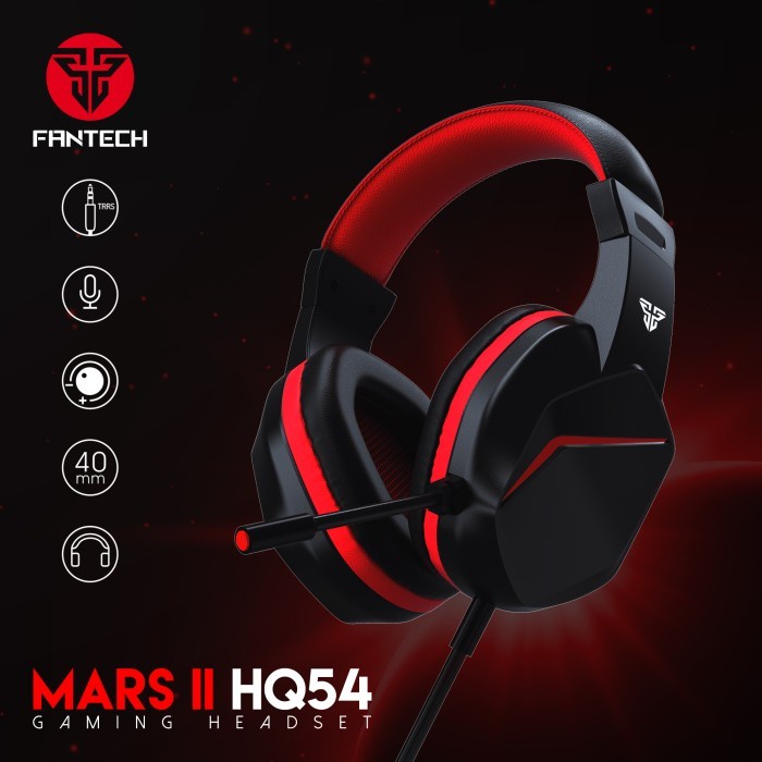 Headset Gaming Fantech MARS II HQ54 Headphone Multi Platform