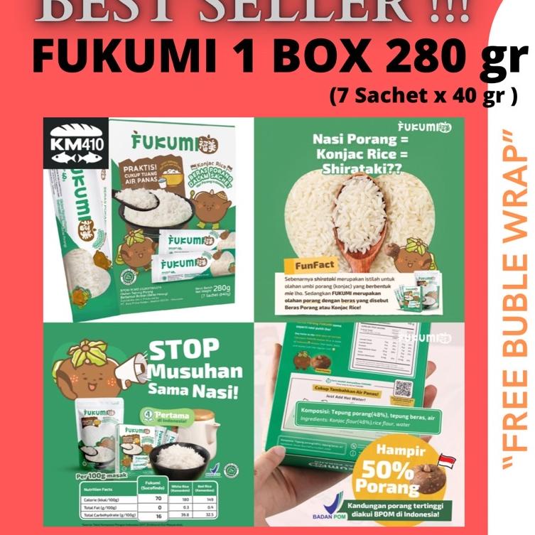 

♪ FUKUMI BERAS PORANG 1 BOX ( 7 SACHET x 40 Gr ) ♔