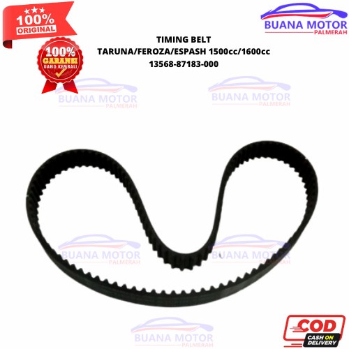 Timing Belt Espash/Feroza/Taruna 1500cc 1600cc 13568-87183-000 - FABRIQUE JEPANG