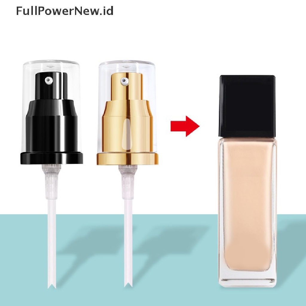 Power 1PC Cairan Pompa Foundation Cair Dengan Tombol Protect lock Tidak Bocor Alat Makeup ID