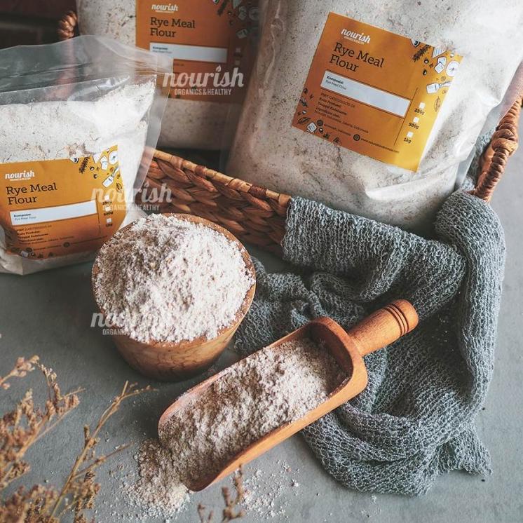 

➸ Rye Flour / Tepung Gandum Hitam Utuh 1kg ☛