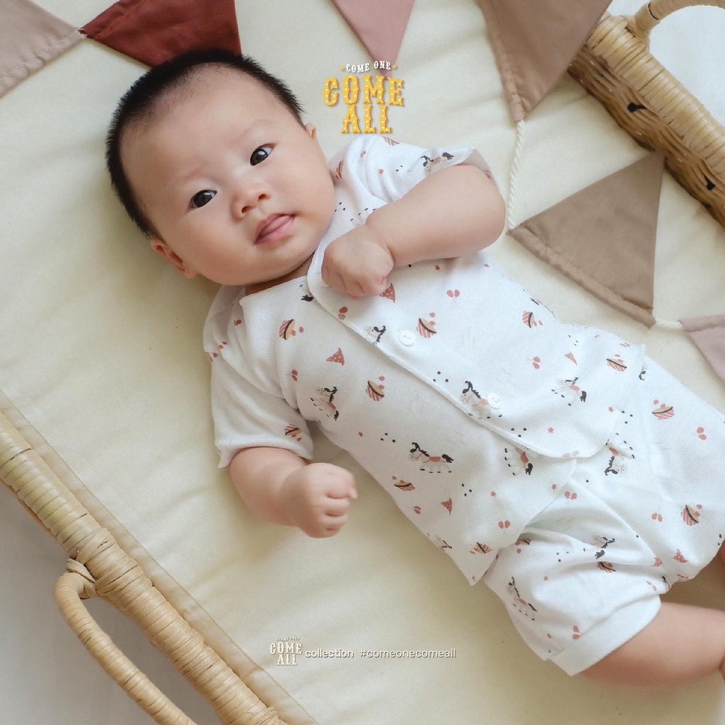 Kiki Pup - Short Set / Setelan Lengan Pendek Bayi Dan Anak Unisex Part 2