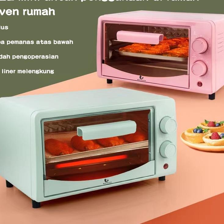 ➶ICq Oven Listrik Low Watt 12L Pemanggang Portable Oven Microwave Penghangat Makanan ✩ ✩