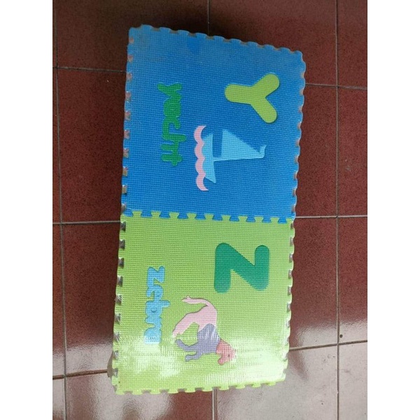 SALE Puzzle matras Evamat Abjad 30x30 isi 26 lembar