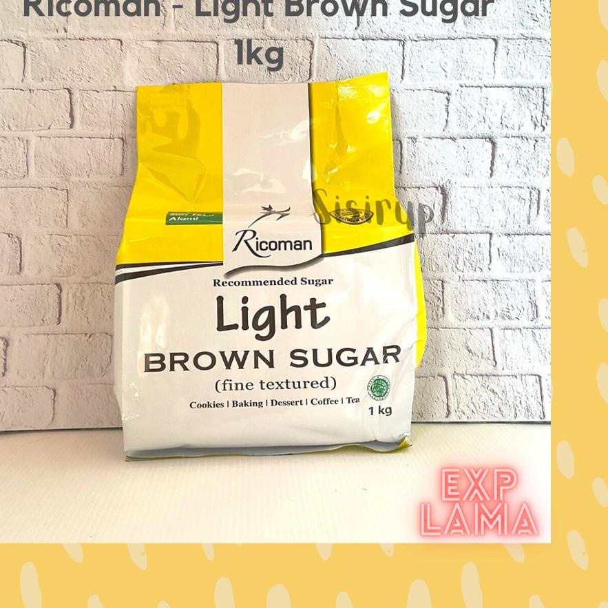 

™ Light Brown Sugar Ricoman 1 KG / Light Ricoman ⅎ