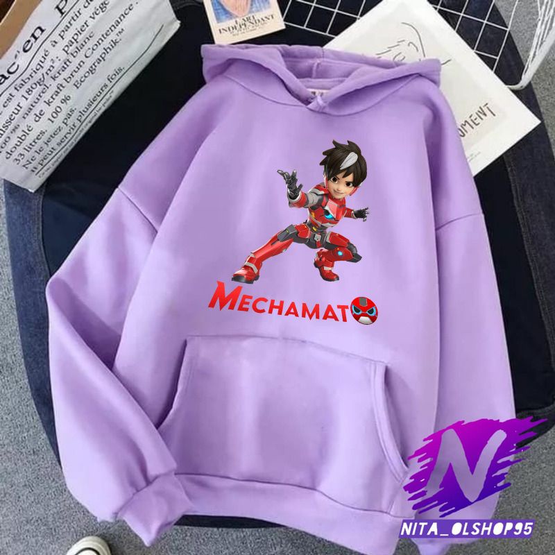 hoodie anak mechamato terbaru