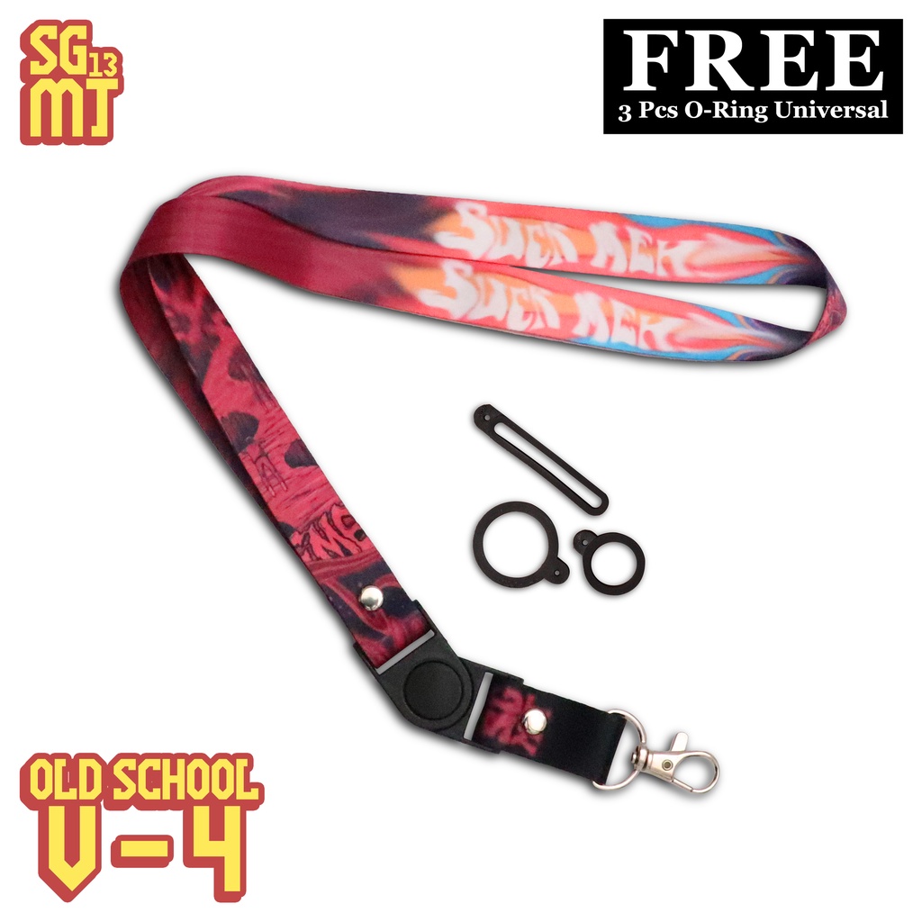 Lanyard SUCK MEH Sigmat13 Gantungan id card Printing Old School Series 4