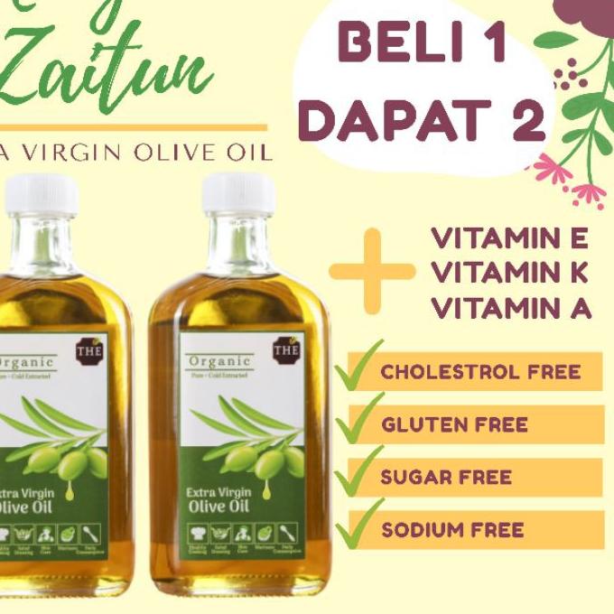 

♚ Minyak Zaitun Murni Asli Extra Virgin Olive Oil 250 ml BELI 1 DAPAT 2 ☚