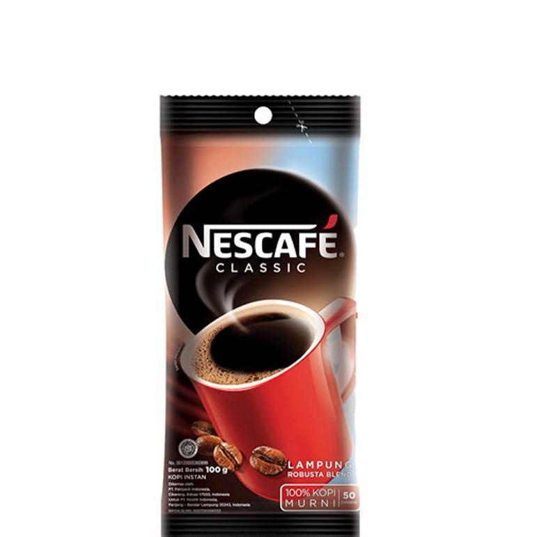

asy-10 Nescafe Classic Kopi Instan Sachet 100 gr .,..,.,.,.