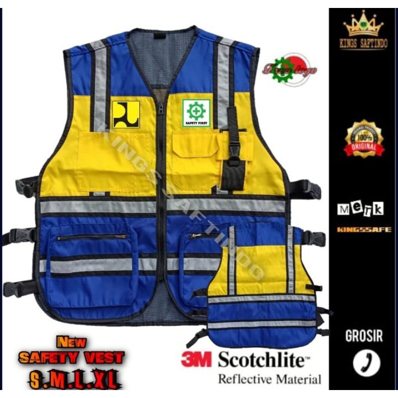 Rompi Safety Safety Vest Scotlite 3M Terbaru