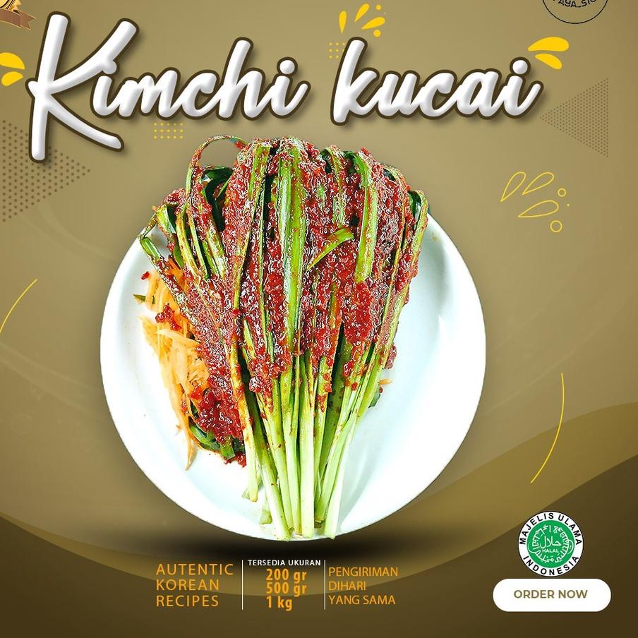 

➱ Kimchi Kucai 500 Gram Dibuat Oleh Chef Korea Asli Enak ✱