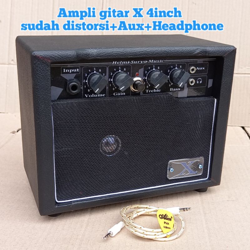 Ampli gitar - ampli X gitar mini 4inch suara mantap