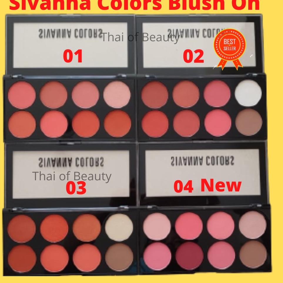 ❋ BEST SELLER Sivanna Colors Ultra Blush On Palette ORIGINAL THAILAND | Blush On Sivanna HF319 ☚