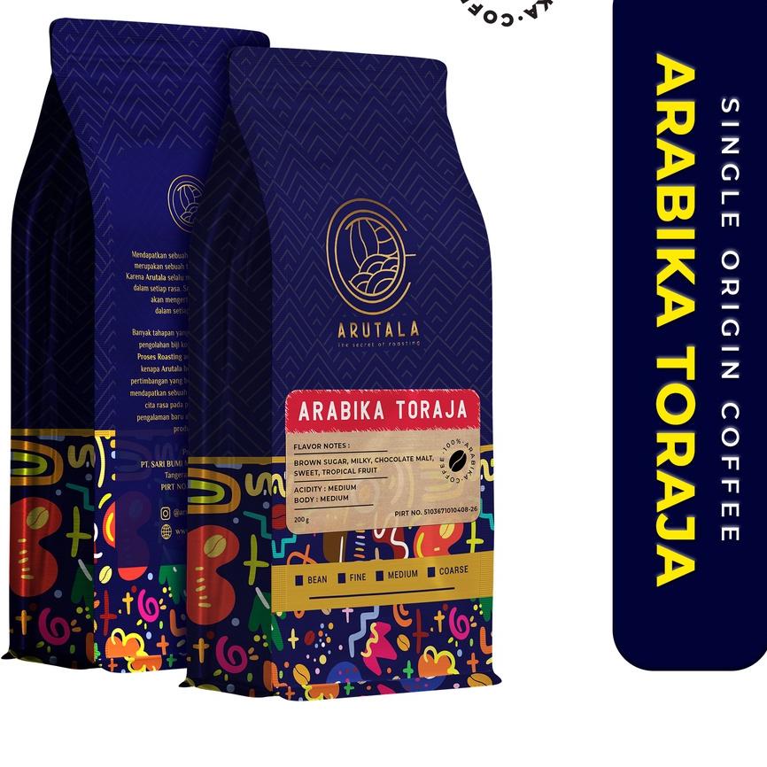 

✥ ARUTALA Kopi Arabika Toraja Sapan 200 gram ♢