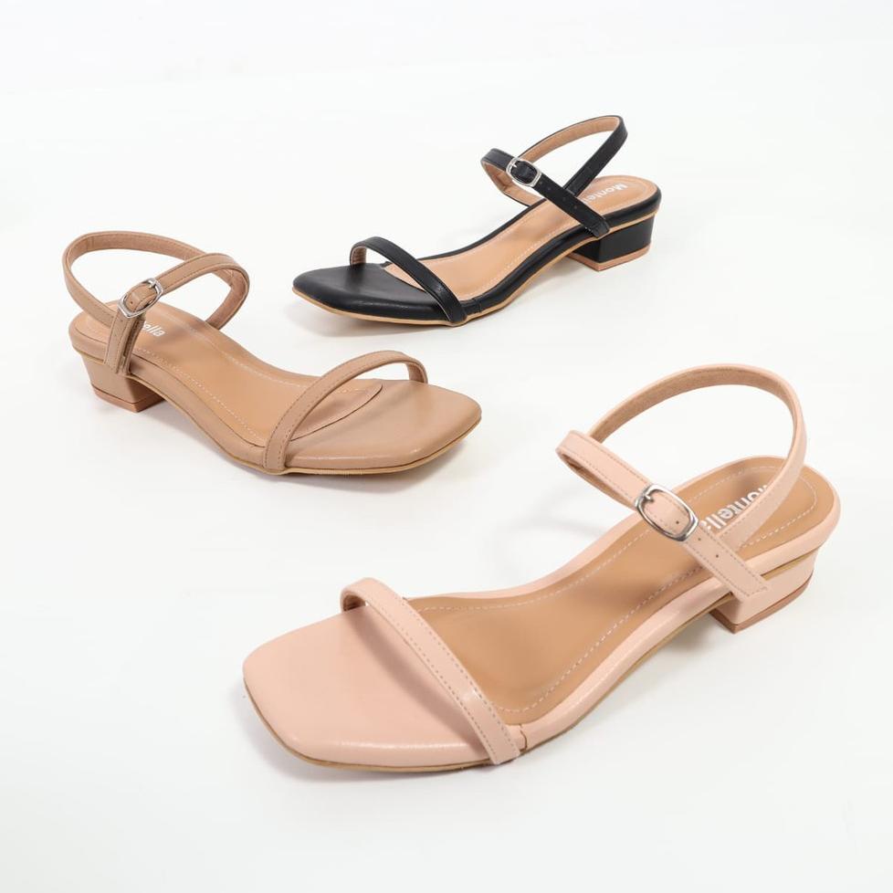 Ready MONTELLA Asta Sandal Heels Wanita Hak 3 Cm