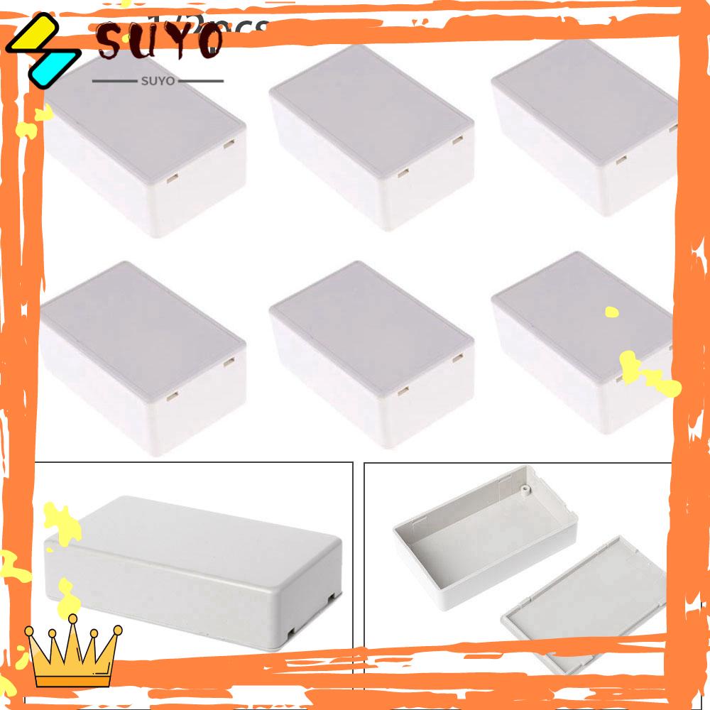 Suyo1/2pcs Kotak Proyek Elektronik Bahan Plastik ABS Panas Kualitas Tinggi Instrumen Kasus