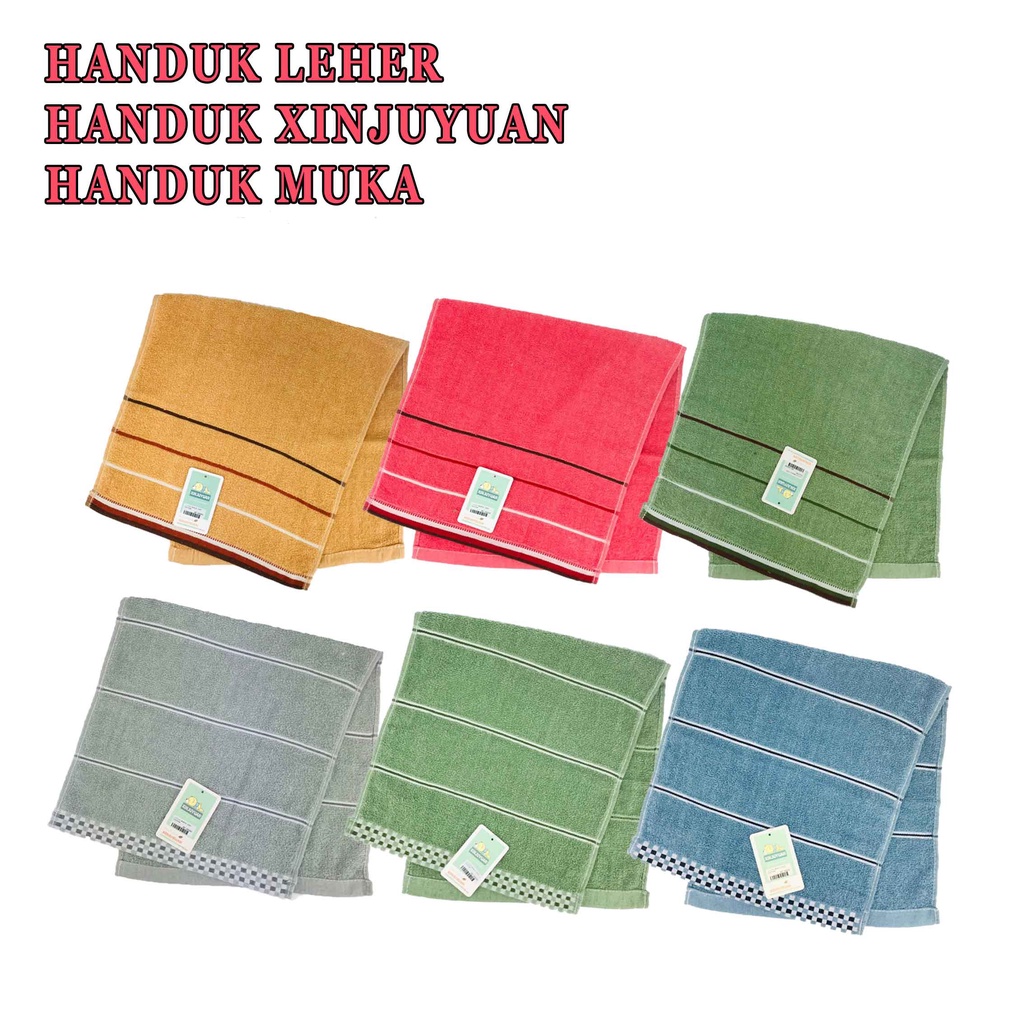 Handuk Leher* Handuk Xinjuyuan* Handuk Muka* Bath Towel* Soft Comfort