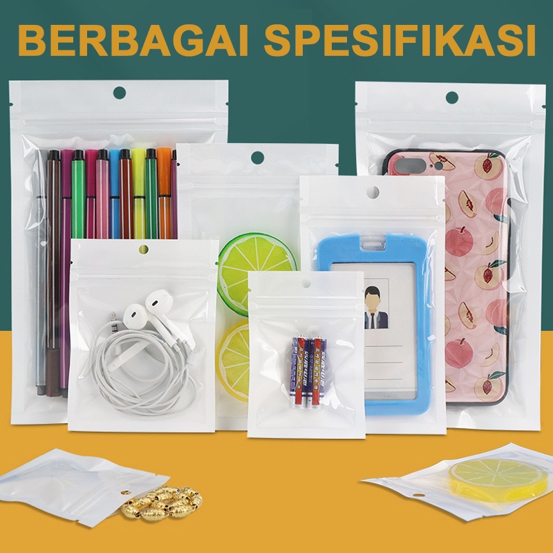 PACKING PLASTIK KLIP AKSESORIS ZIPLOCK KANTONG AKSESORIS