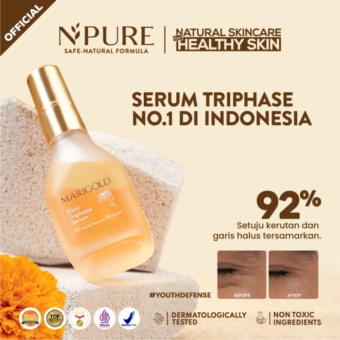 NPURE Marigold Elixir Triphase Serum