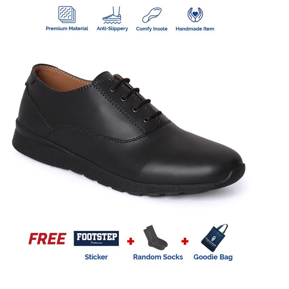 ⅍ Sepatu Pria Footstep Footwear - Nolan Black ✾