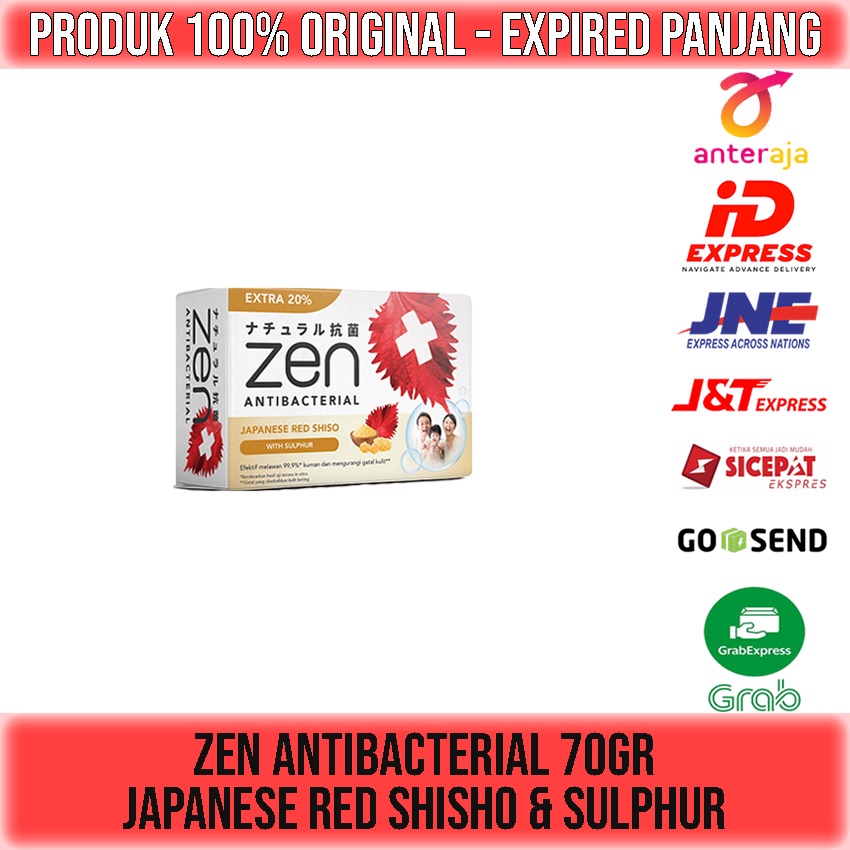 ZEN ANTIBACTERIAL BODY SOAP SABUN MANDI BATANG ANTI BAKTERI 70gr