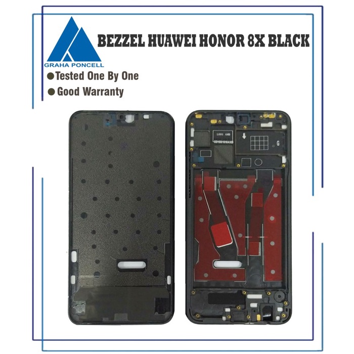 BEZZEL / FRAME HUAWEI HONOR 8X - BLACK - BEZZEL HUAWEI