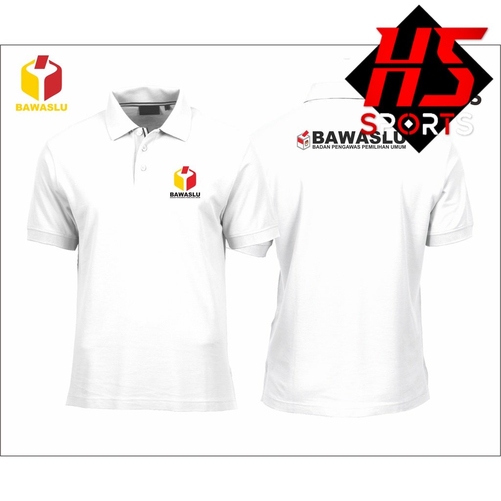 POLO BAWASLU - BAJU KERAH BAWASLU 1 LOGO - POLO BAWASLU 1 LOGO