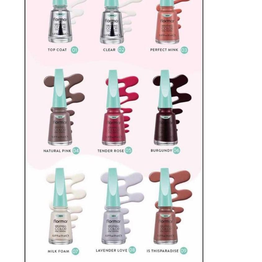 ❋ Flormar Breathing Color Nail Enamel | Breathable Nail Polish Wudhu Friendly ♦
