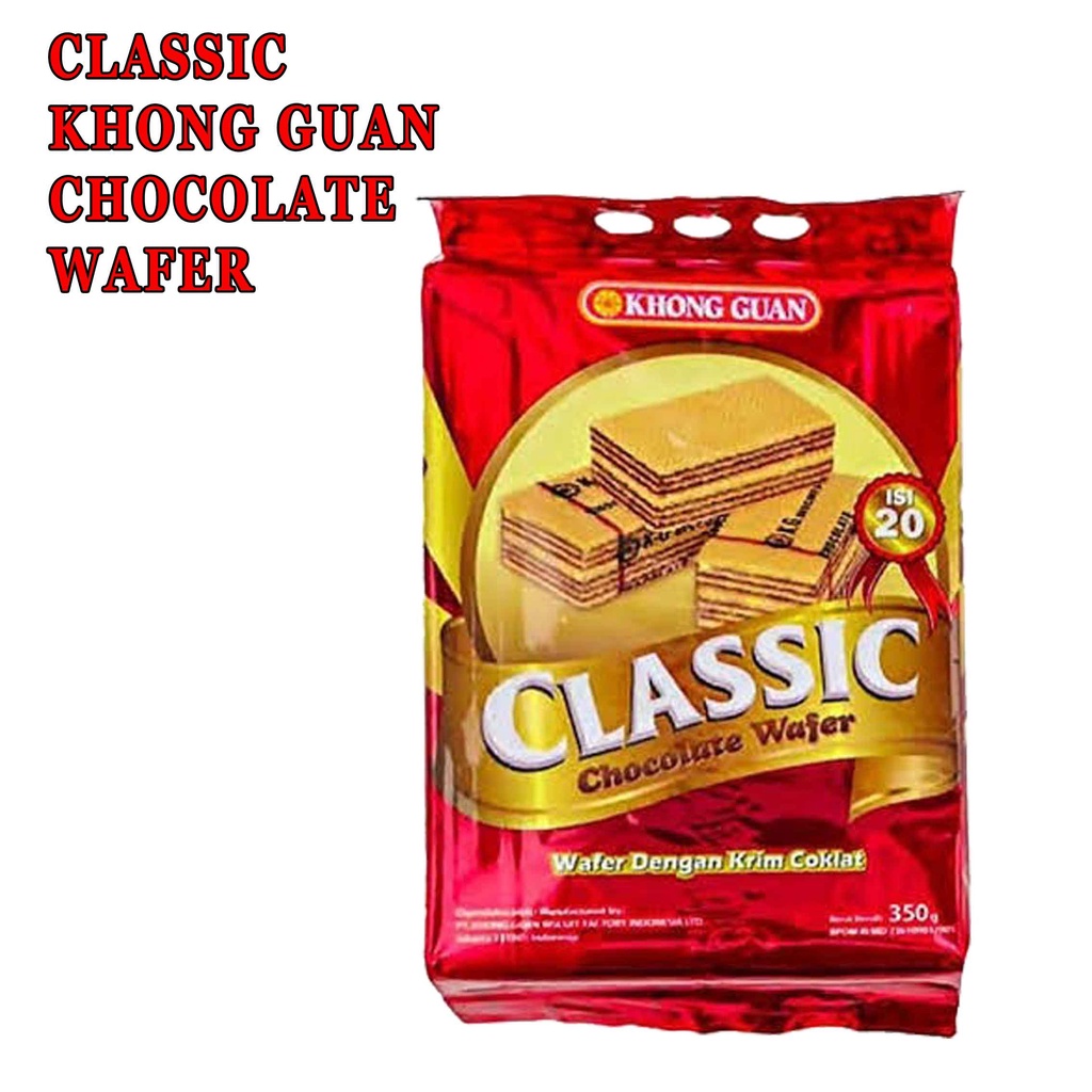 WAFER CHOCOLATE* KHONG GUAN CLASSIC 350g* KHONG GUAN WAFER